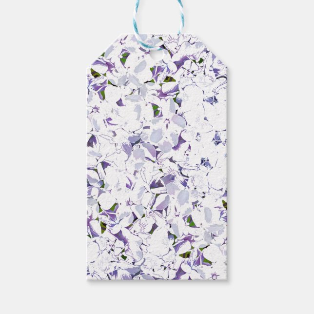 Vattenfärgad blombukett av vattenområden. presentetikett (Framsidan)