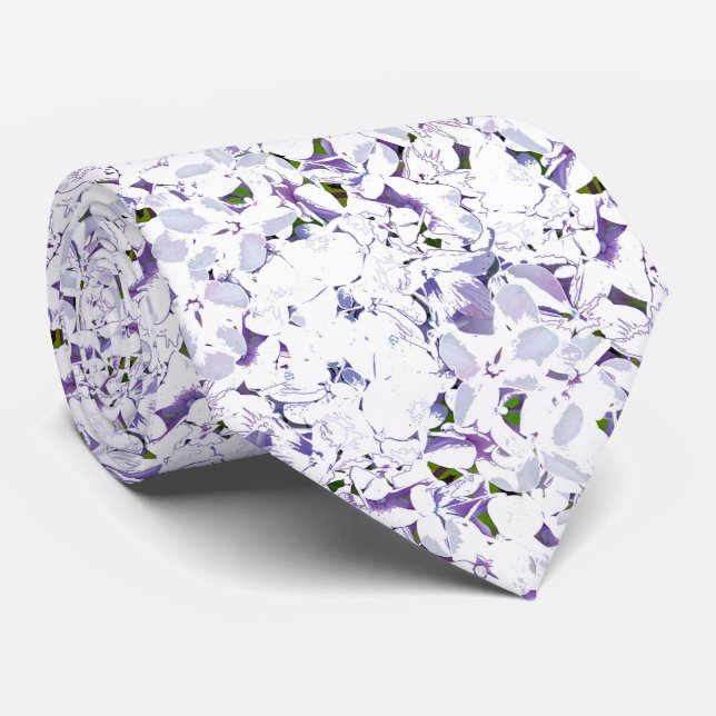 Vattenfärgad blombukett av vattenområden. slips (Rullad)