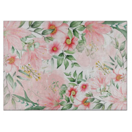 Vattenfärgad Blommigt