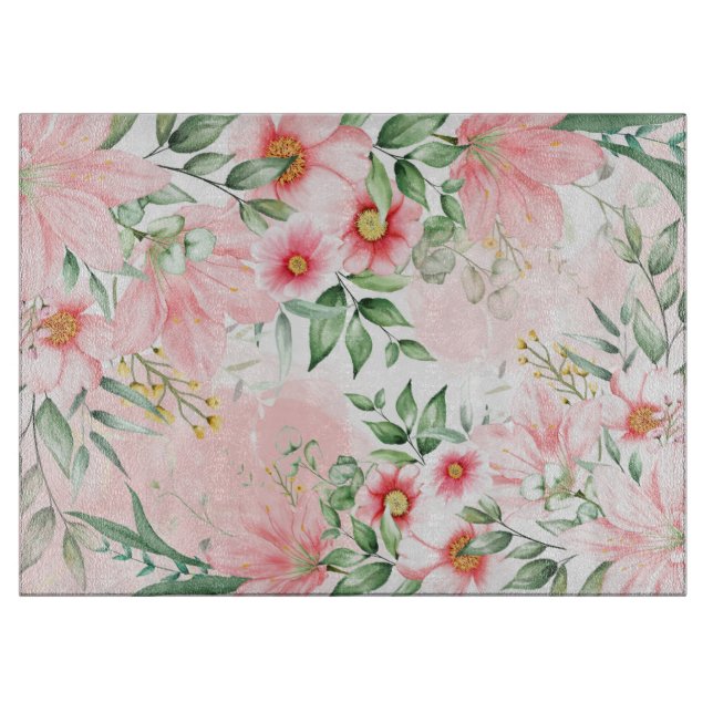 Vattenfärgad Blommigt (Framsidan)