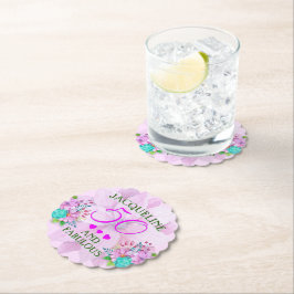 Vattenfärgad Blommigt 50 och Fabulous Underlägg Papper