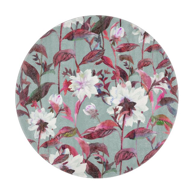 Vattenfärgad Blommigt: Hand plockade Blooms. (Framsidan)