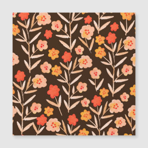 Vattenfärgad Blommigt: Hand plockade Struktur