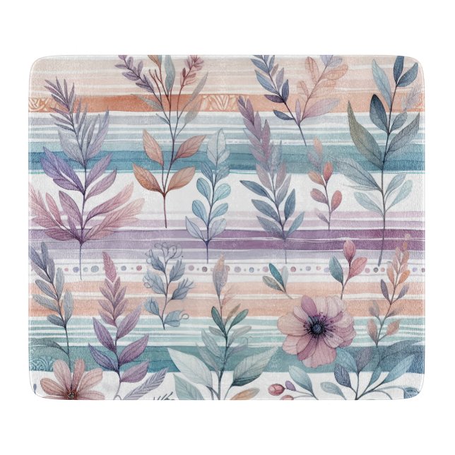 Vattenfärgad Blommigt Köksdekor (Framsidan)