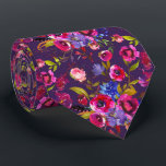 Vattenfärgad Blommigt Ljusa färger Flower Mönster  Slips<br><div class="desc">Den här designen kan vara personlig om du väljer Redigera design. Du kan också överföra till andra objekt. Kontakta mig på colorflowcreations@gmail.com eller använda alternativet chatta överst på sidan om du vill ha den här designen på en annan produkt eller behöver hjälp. Se mer av mina design eller följ mig...</div>