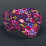 Vattenfärgad Blommigt Ljusa färger Flower Mönster  Slips<br><div class="desc">Den här designen kan vara personlig om du väljer Redigera design. Du kan också överföra till andra objekt. Kontakta mig på colorflowcreations@gmail.com eller använda alternativet chatta överst på sidan om du vill ha den här designen på en annan produkt eller behöver hjälp. Se mer av mina design eller följ mig...</div>