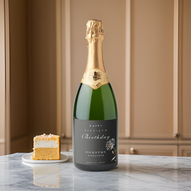 Vattenfärgad Blommigt Modern Elegant Vuxen födelse (Skapare uppladdad)