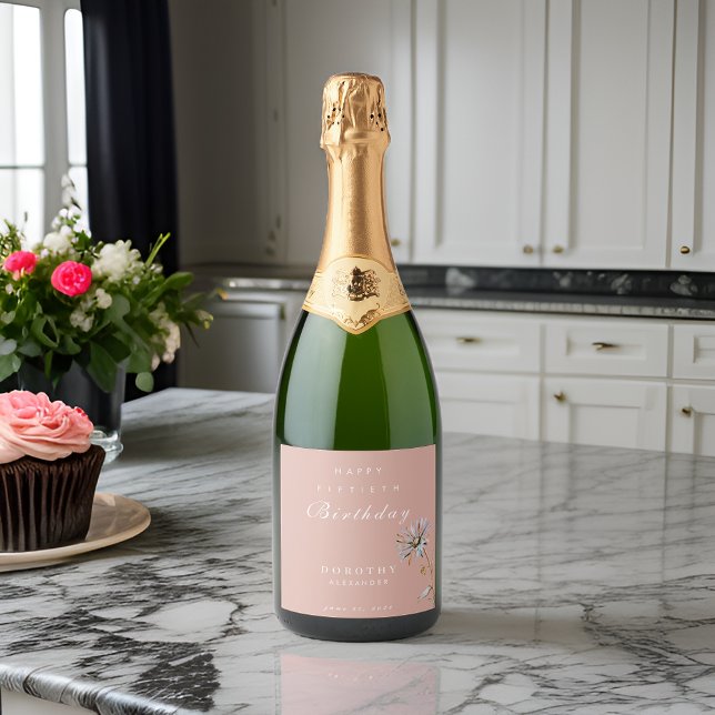 Vattenfärgad Blommigt Modern Elegant Vuxen födelse (Skapare uppladdad)