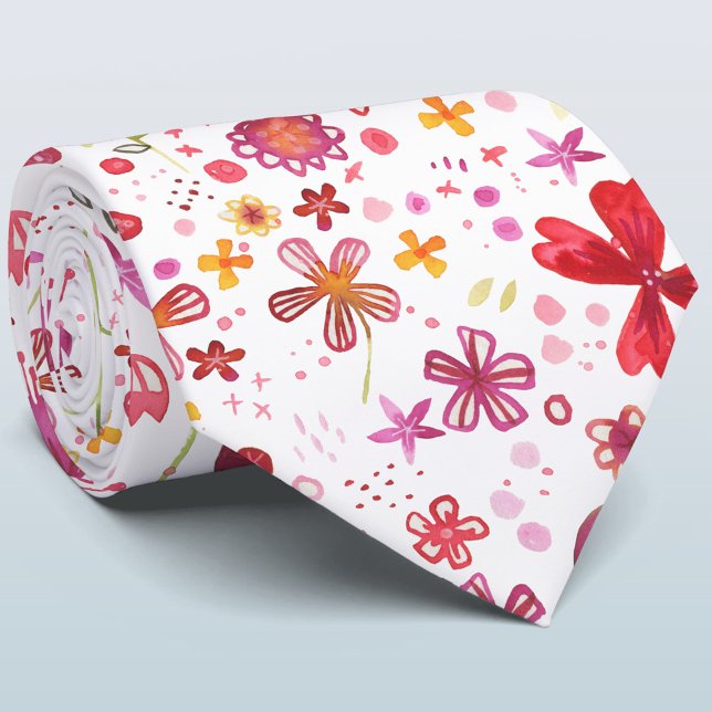 Vattenfärgad Blommigt Slips (Skapare uppladdad)