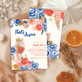 Vattenfärgad blommigt som är mer Möhippa Inbjudningar