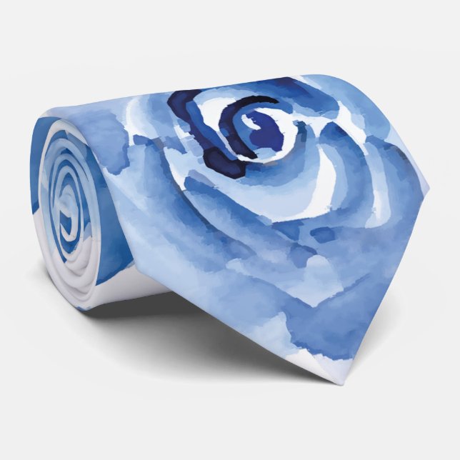 Vattenfärgad blommigt sömlös mönster pastel 2 slips (Rullad)