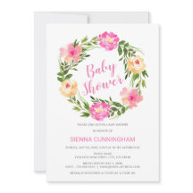 Vattenfärgad Blommigt Utandningsbabyskor