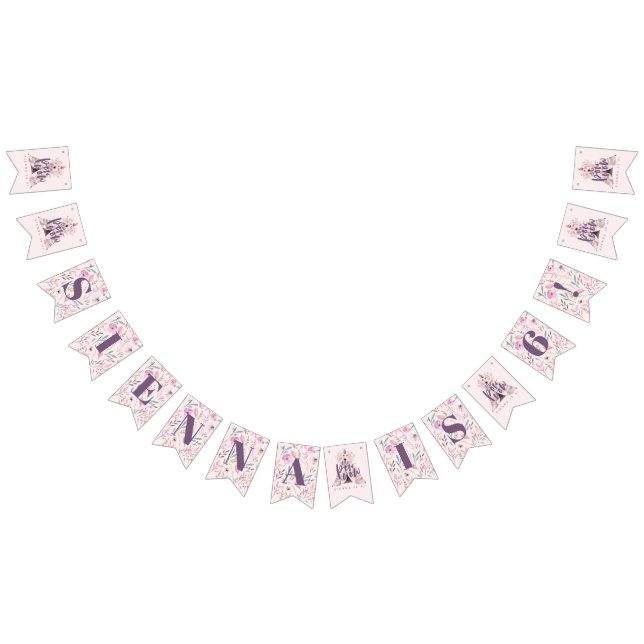 Vattenfärgad boho teepee födelsedagsfest buntning vimplar (Alla)