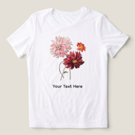 Vattenfärgad botanisk Blommigt T Shirt