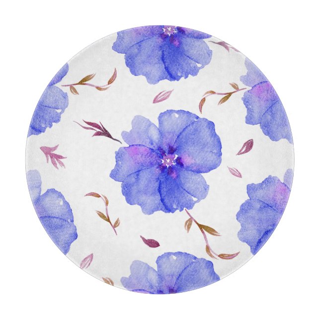 Vattenfärgad botanisk hopping Board - Mamma Gift I (Framsidan)