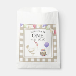 Vattenfärgad Chick 1:a födelsedag