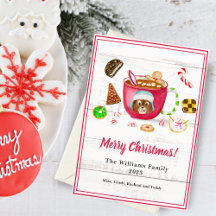 Vattenfärgad choklad Gingertea Cookie-Helgdag