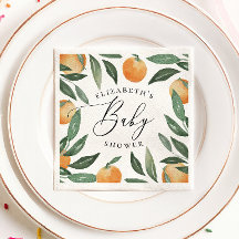 Vattenfärgad citrus-blommigt, trädgårdshandskdusch