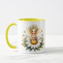 Vattenfärgad Daisy Fairy Mugg