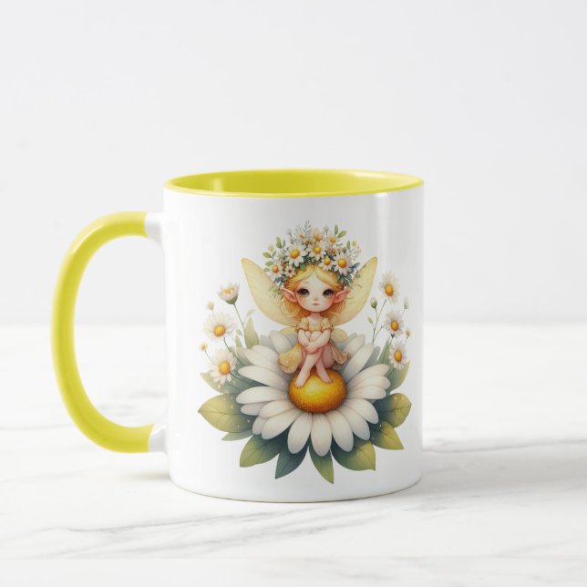 Vattenfärgad Daisy Fairy Mugg (Vänster)