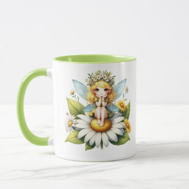 Vattenfärgad Daisy Fairy Mugg (Vänster)