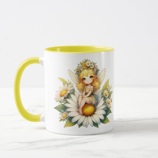 Vattenfärgad Daisy Fairy Mugg (Vänster)