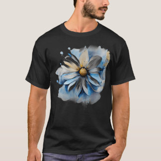 Vattenfärgad Daisy T Shirt