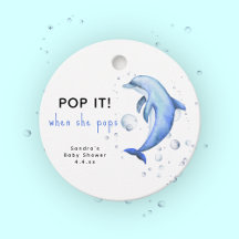 Vattenfärgad delfin - lägg den!