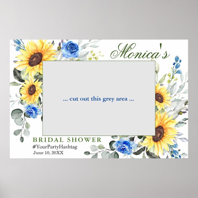 Vattenfärgad eukalyptus Möhippa Photo Ram Poster (Framsidan)