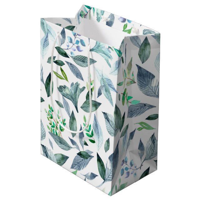 Vattenfärgad fallande löv 11 (Baksidan Vinklad)