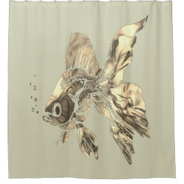 Vattenfärgad Goldfish Aquarium Fish