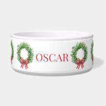 Vattenfärgad Grönt med rött Gingham Bow