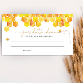 Vattenfärgad honungskomb Datum för kvällstest \ Da Tilläggskort