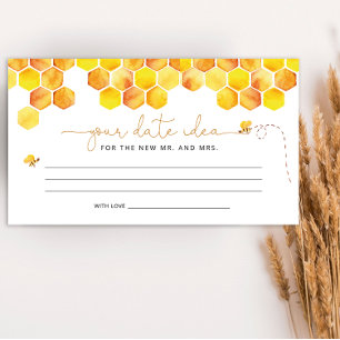 Vattenfärgad honungskomb Datum för kvällstest \ Da Tilläggskort