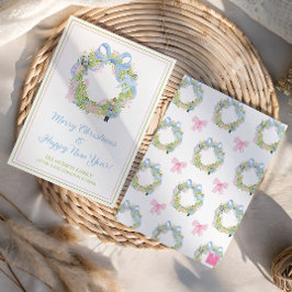 Vattenfärgad jul Nutcracker Utandning Julkort