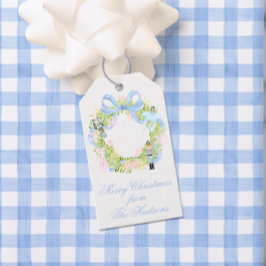 Vattenfärgad jul Nutcracker Utandning Presentetikett