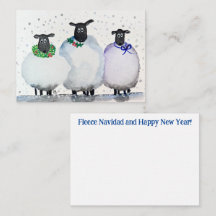 Vattenfärgad jul och nyårsskydd