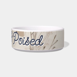 Vattenfärgad keramisk pet Bowl (anpassade)