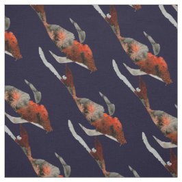 Vattenfärgad koifisk illustration tyg