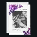 Vattenfärgad lila blommor. Bild på Lilac blommigt Spara Datumet<br><div class="desc">Blommigten för vattenfärgen lila sparar datumfotokortet. Kontakta mig om du behöver fler artiklar.</div>