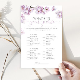 Vattenfärgad lilac-blommigt Vad är det i ditt hand