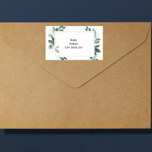 Vattenfärgad lövbeläggning grönt botanisk