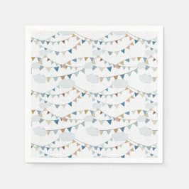 Vattenfärgad Luftballong Mix // Kid's Birthday Pappersservett