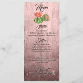 Vattenfärgad Orange Blodbildande Cactus peachy-Bro Meny