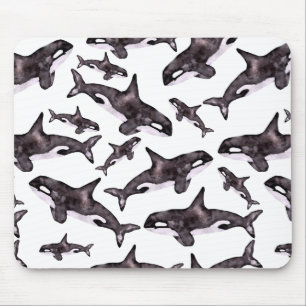 Vattenfärgad Orca Musmatta