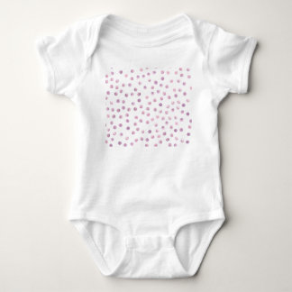 Vattenfärgad polka dots, rosa geometrisk bakgrund. t shirt