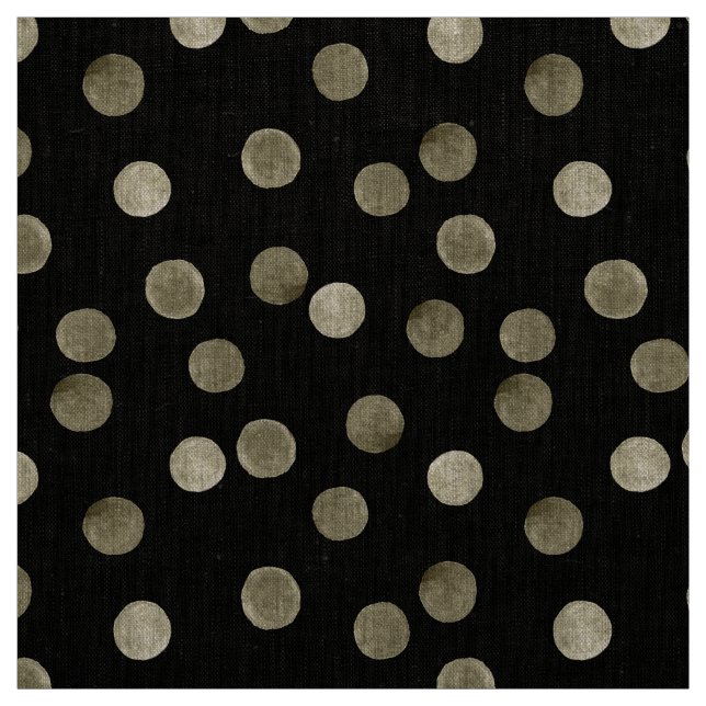 Vattenfärgad polka dots. tyg (Provkarta)