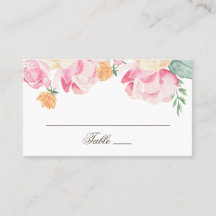 Vattenfärgad rosa och persikoträdgård blommigt brö