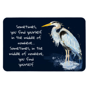 Vattenfärgad Underbarare blå öron-inspirationsoffe Magnet