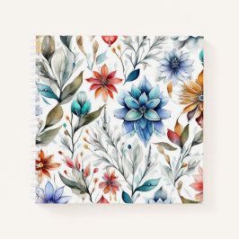 Vattenfärgade Blommar